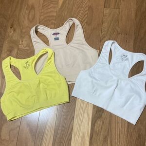 Set of three Sports Bras  size medium